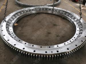 單排交叉滾柱式轉盤軸承(外齒式)